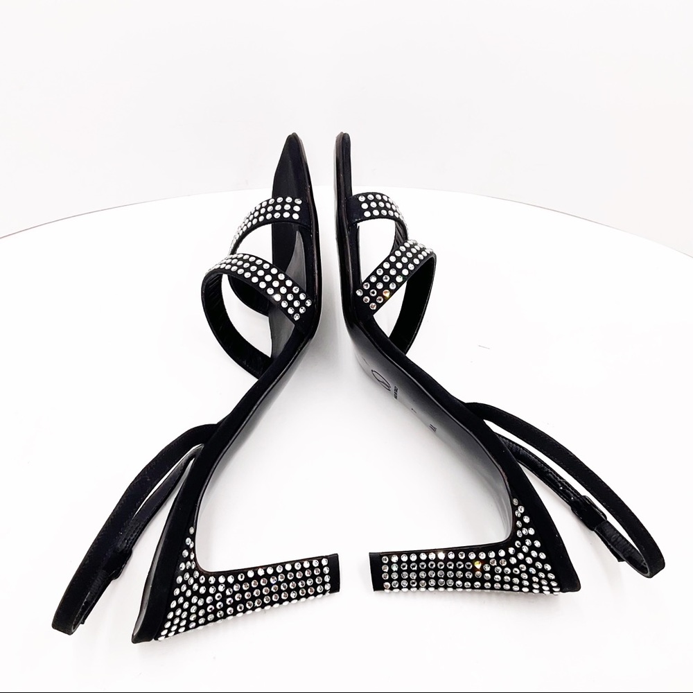 {St.John} Rhinestones Heel Sandals - Picture 11 of 16